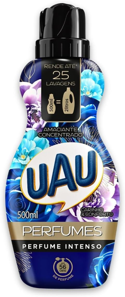 Amaciante UAU Perfumes Carinho E Conforto 500 Ml