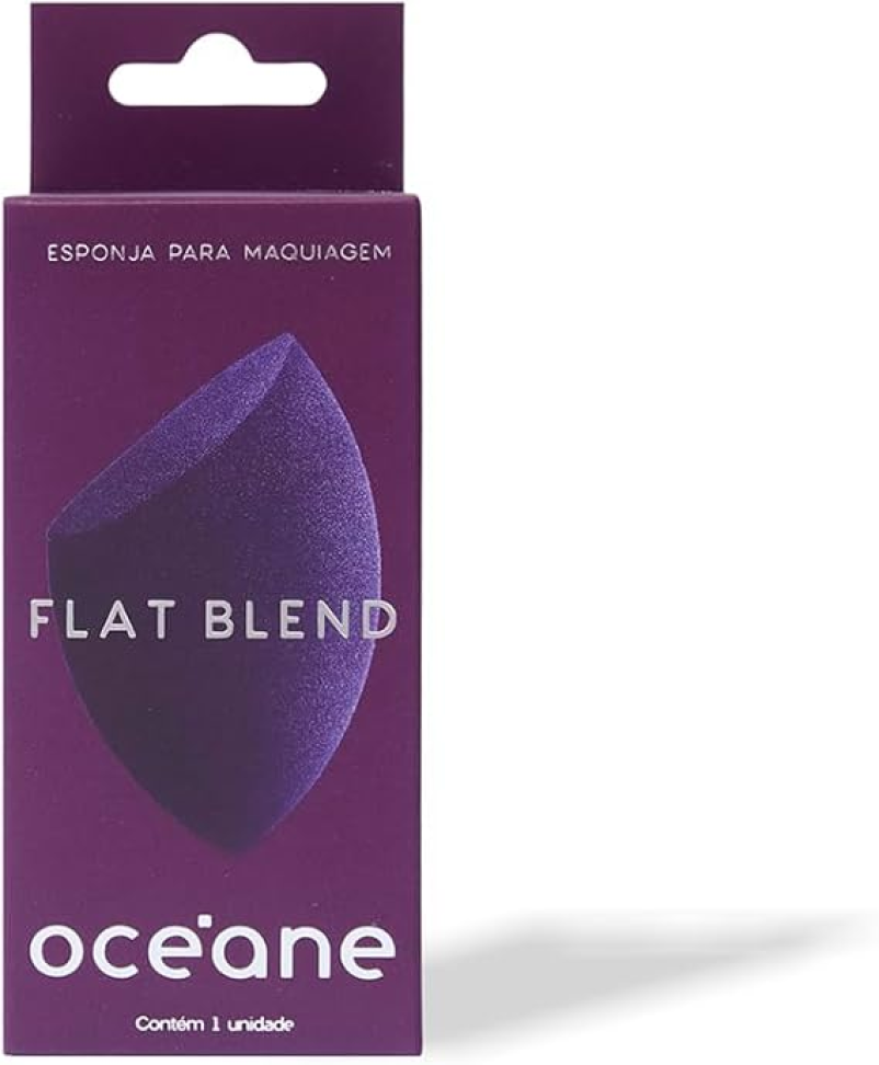 Océane Esponja De Maquiagem Flat Blend Roxo - #2