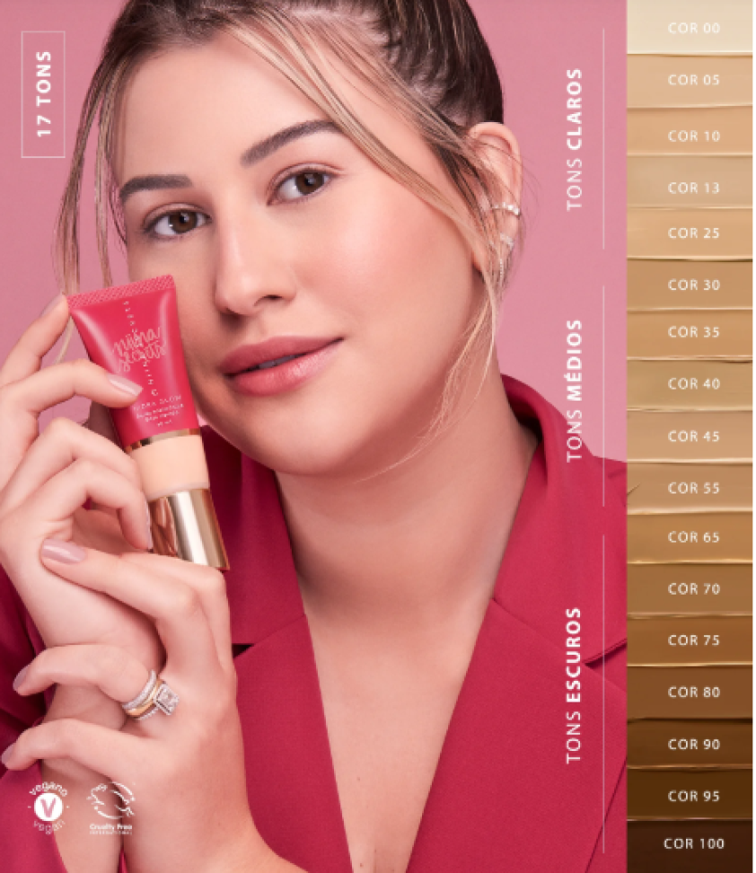 Base Líquida Niina Secrets Hidra Glow 30 mL - #2