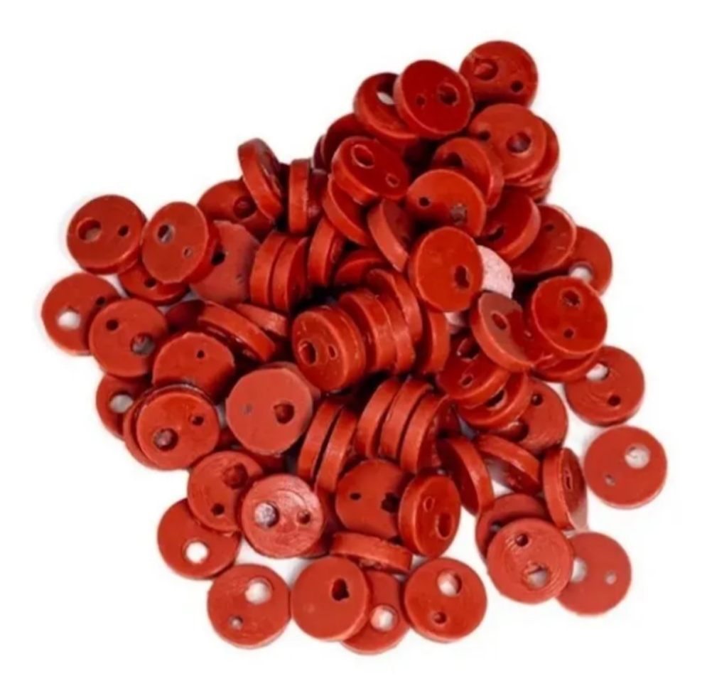 Guarnição Silicone 2 Furos Terminal Borden (Unidade) - #3