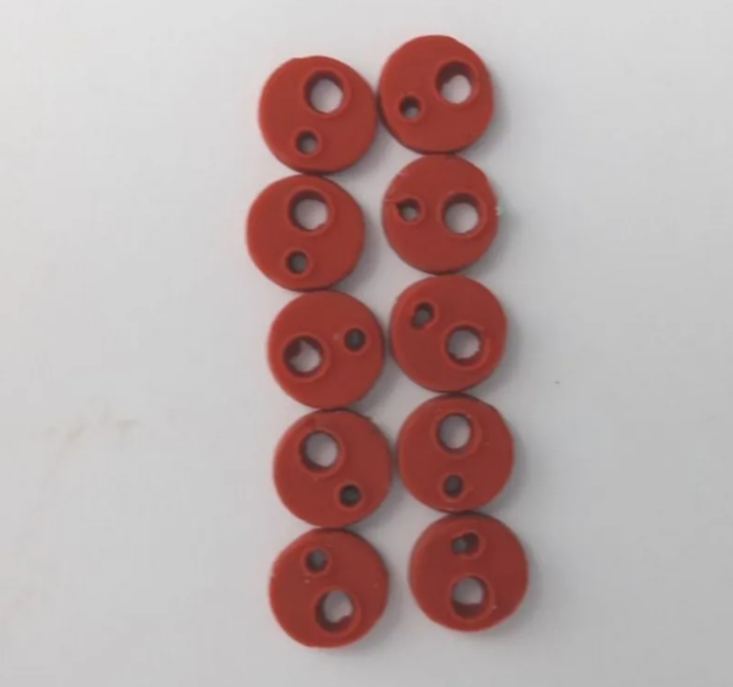 Guarnição Silicone 2 Furos Terminal Borden (Unidade) - #2