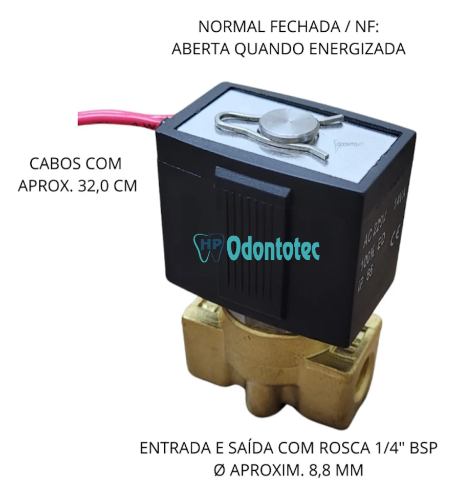 Válvula Solenoide 220v R.1/4 Compatível Autoclave Cristofoli - #1