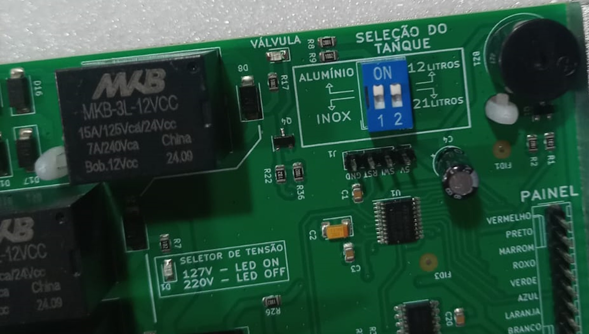 Placa Comando Autoclave 21/12 L Alumínio / Inox Gnatus Autoclave Placa 11 Pinos - #4