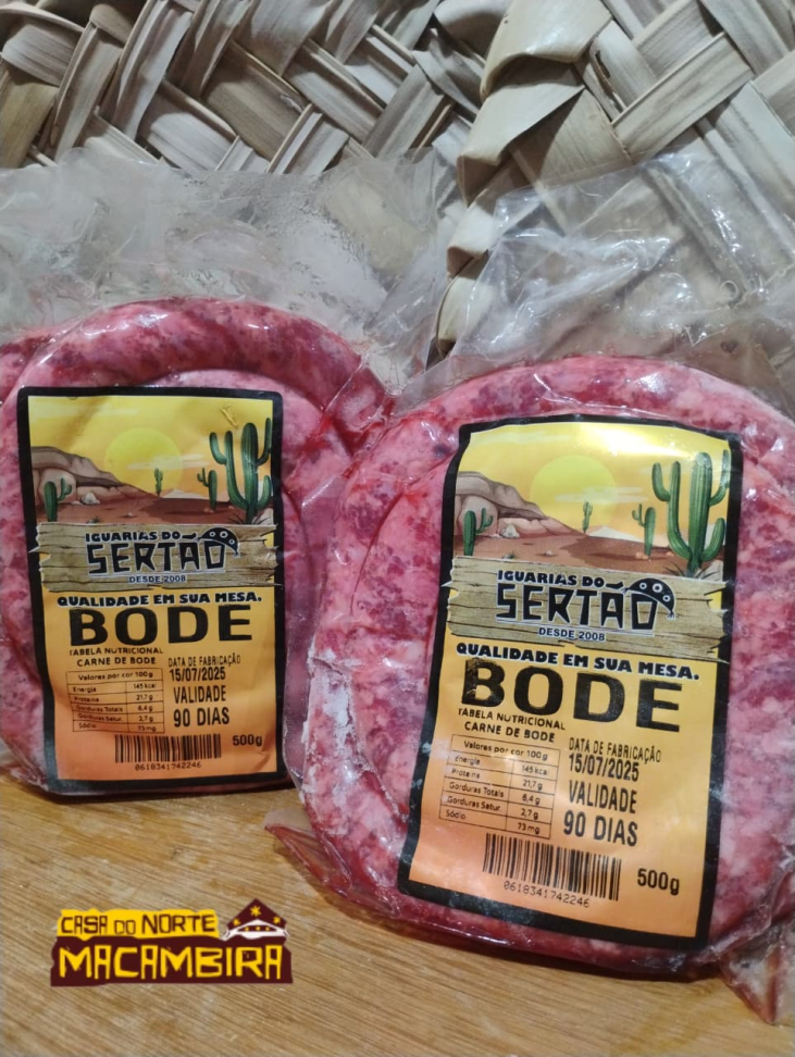 Linguiça de bode, carne de sol, picanha bovina,charque - 500gr - #1