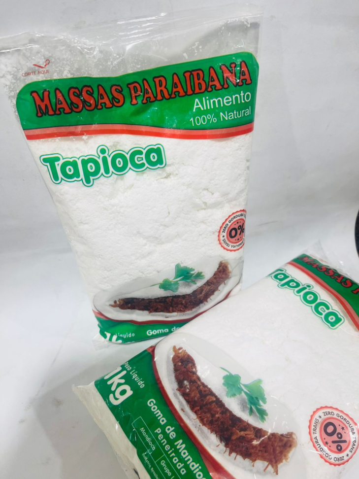 Tapioca MASSAS PARAIBANA (Goma de Mandioca Peneirada) - 1KG - #1