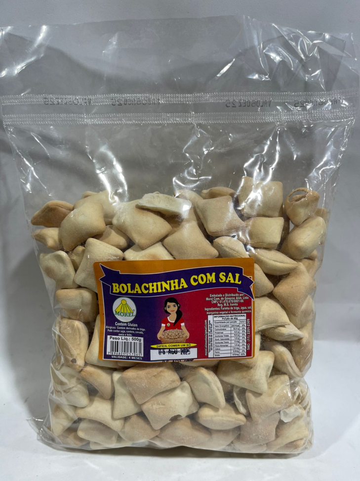 Bolachinha Morel com sal e com coco - 500gr - #1