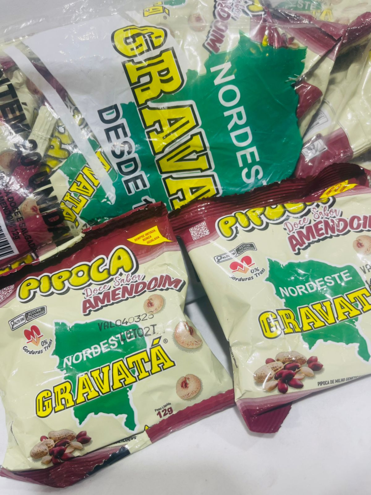 Pipoca Gravatá Doce Sabor Amendoim - #1