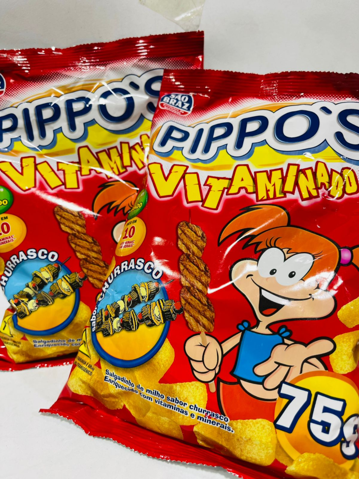 Salgadinho Pippos - Milho, bacon,presunto,cachorro quente,churrasco - #3