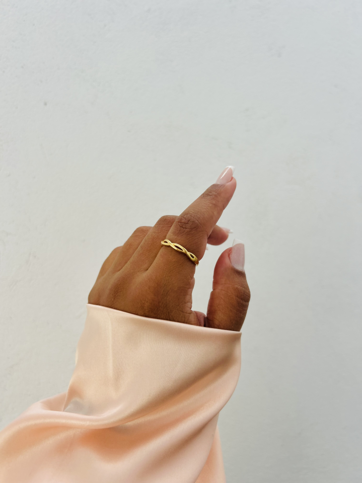 Anel Trançado Fino | Semijoia Banhada a Ouro 18K Minimalista - #9