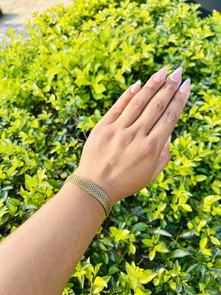 Pulseira Malha Aço Inoxidável - #2