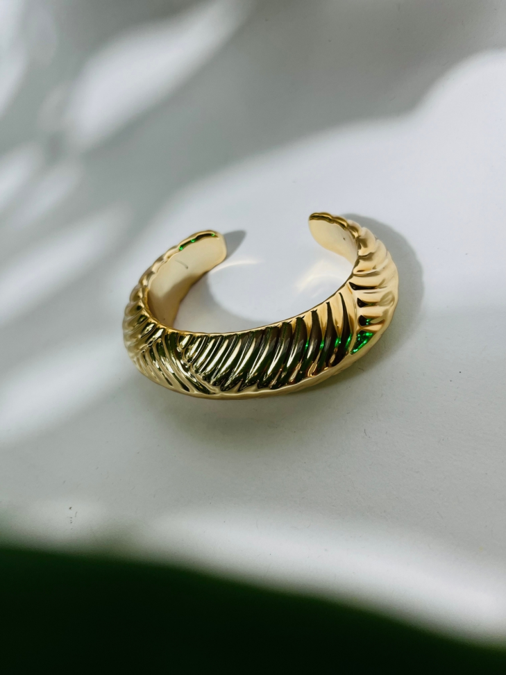 Bracelete AELLA Orgânico Texturizado – Bijuteria Premium de Alto Impacto - #1