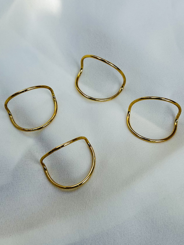 Anel Maria de Fátima Banhado a 18k - #2