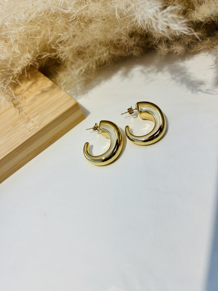 ARGOLA HOOK STATEMENT AÇO INOX | O Brilho da Mulher que se Destaca - #5