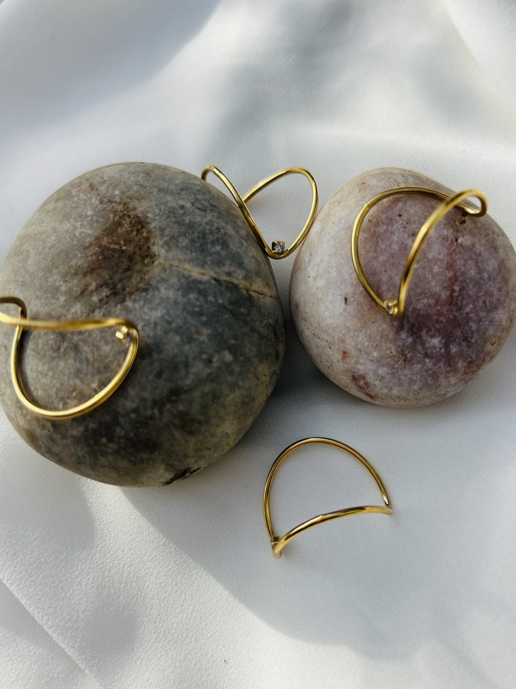 Anel Maria de Fátima Banhado a 18k com Zircônia - #3