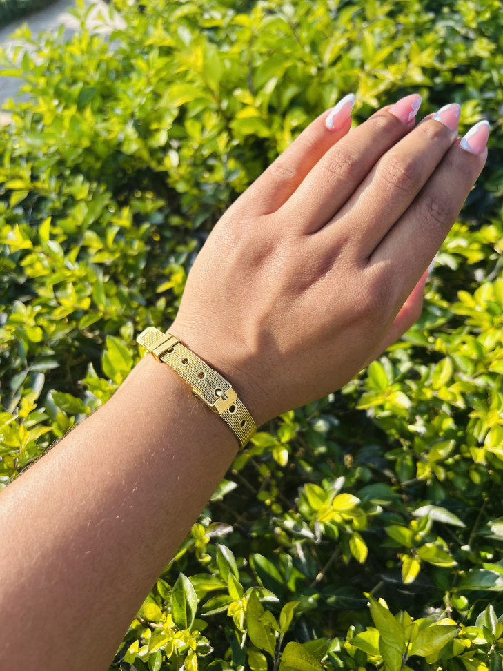 Pulseira Estilo Relógio em Aço Inoxidável 316L - #3