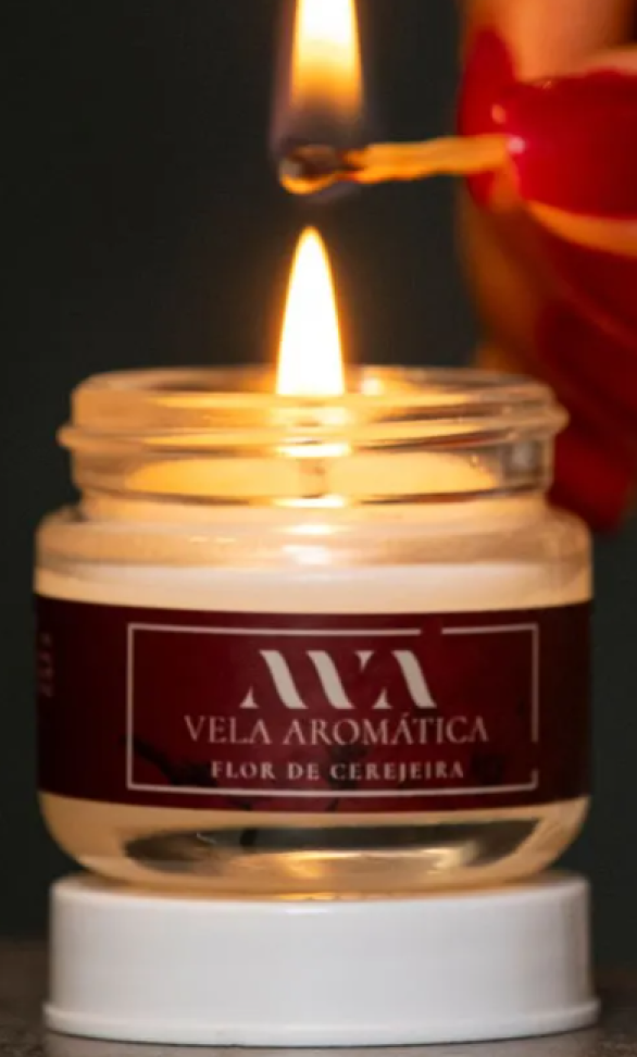 Vela Aromática com Aroma de Flor de Cerejeira 30g AVA - #1