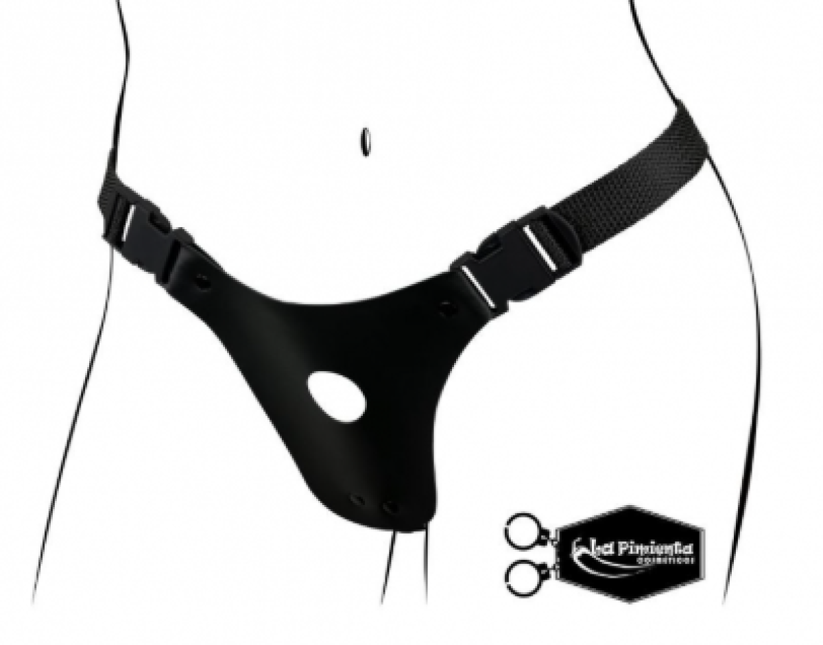 Cinta Peniana para Prótese de 1 Furo com Regulagem La Pimienta - #2