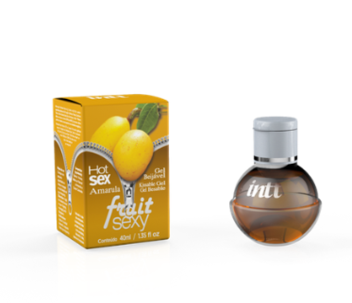 Fruit Sexy Gel Beijável Sabor Maçã do Amor 40ml Intt - #3
