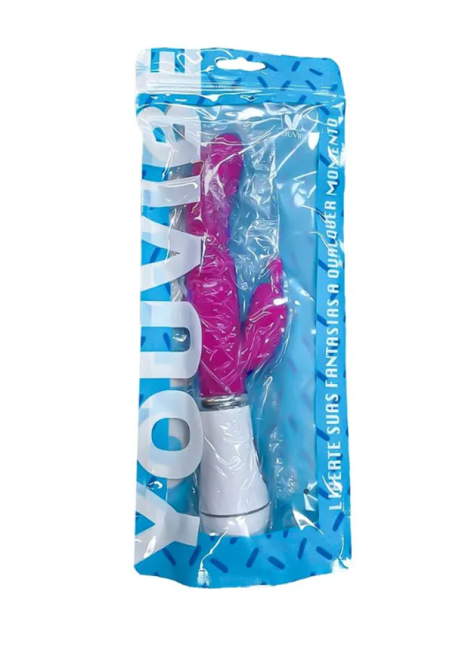 Vibrador Feminino com Plug Lateral Thumper Ponto G com 8 Funções Vip Mix - #1