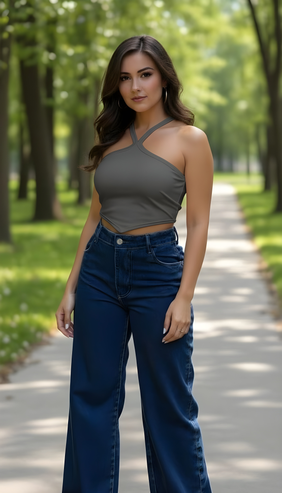 Cropped Lila _ Veste até 42 _ M _malha canelada _ 36 38 40 42 - #7