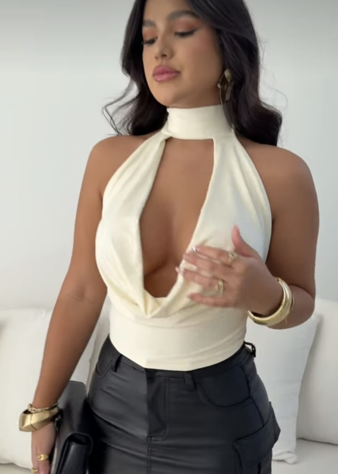 Cropped  Teodora _ tam . U _ Azul Marinho - #2