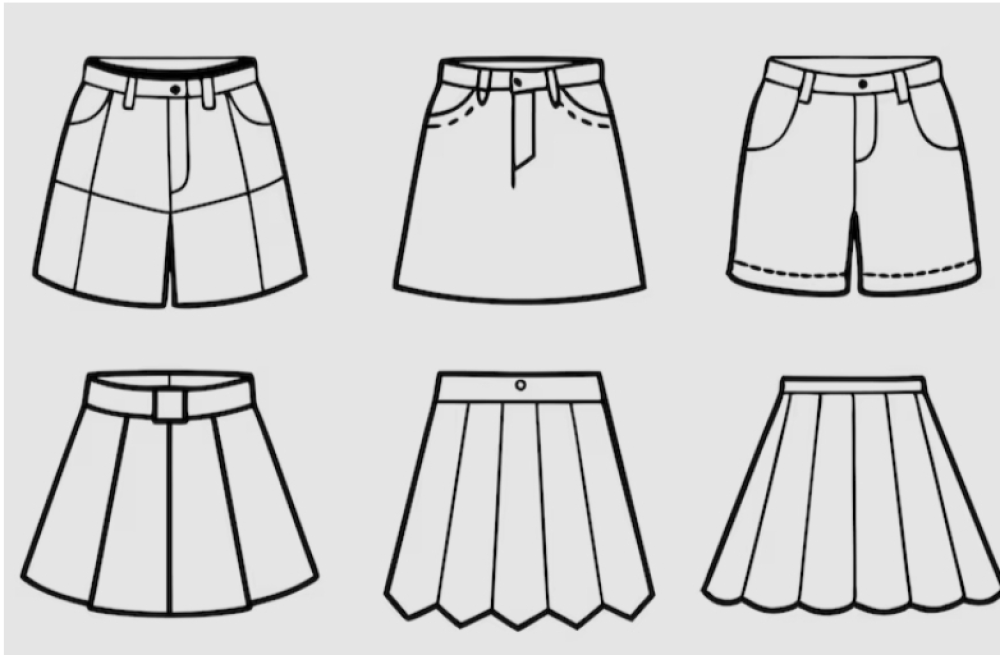 Short / saia / short saia