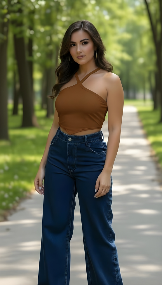 Cropped Lila _ Veste até 42 _ M _malha canelada _ 36 38 40 42 - #4