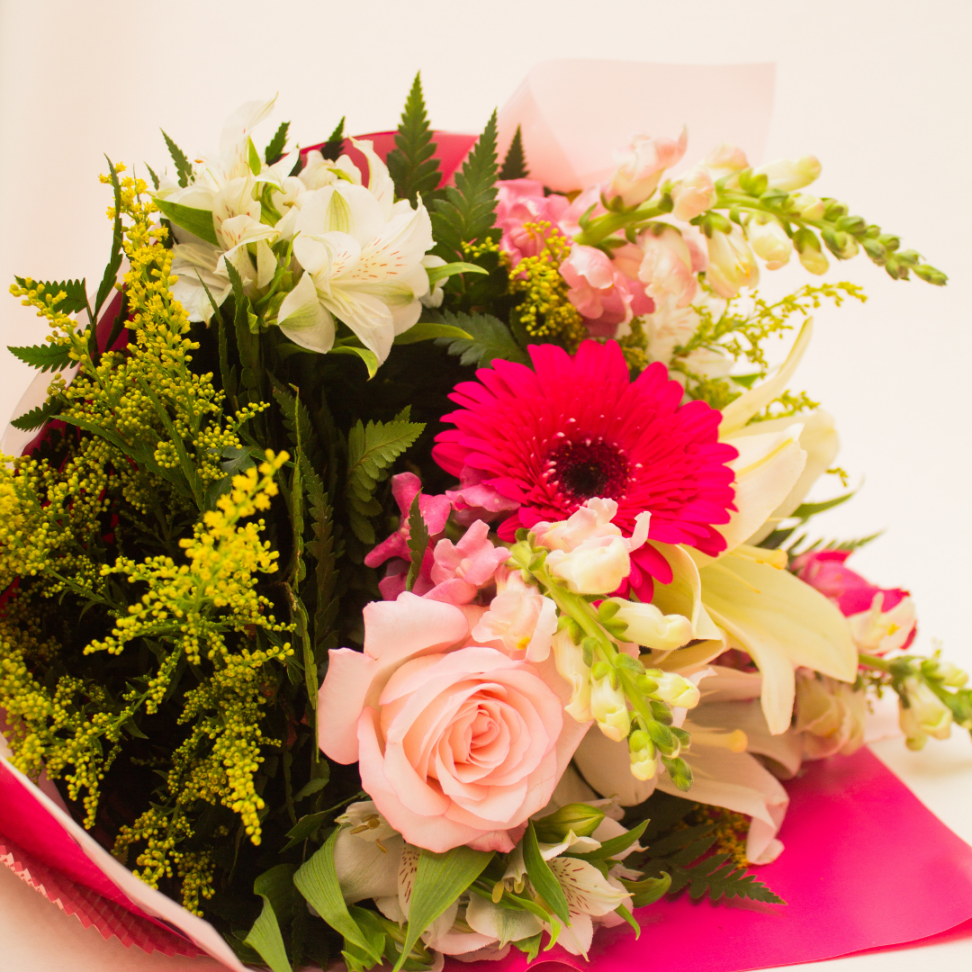 Buquê de Flores do Campo - Rosa - #2