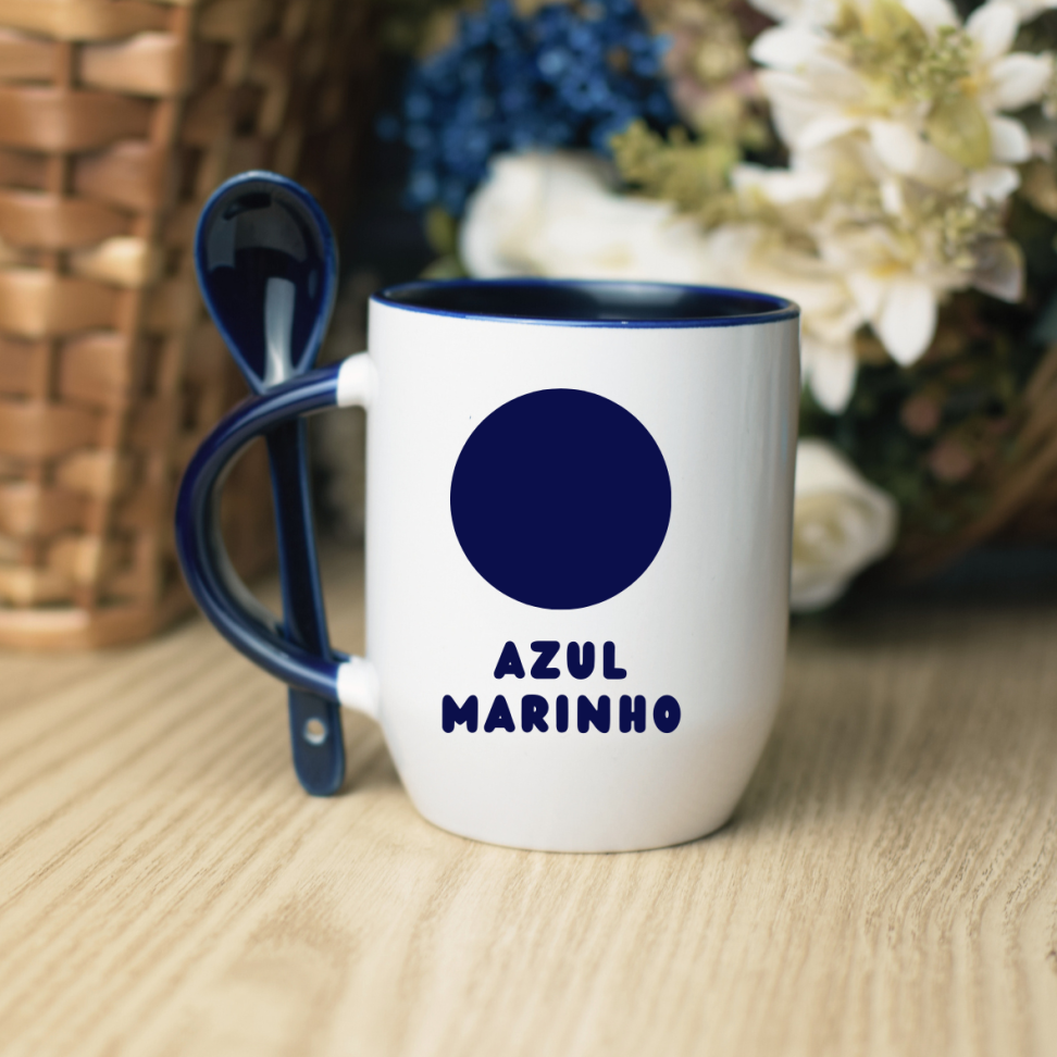 Caneca Semi Cônica c/ Colher - #5