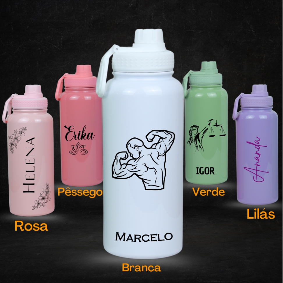 Garrafa Térmica c/ Tampa Emborrachada - #2