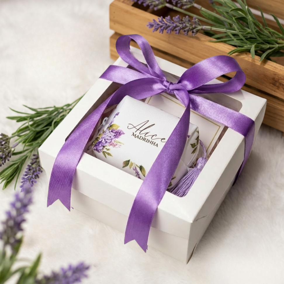 Caixa kraft c/ Tampa Visor - #4