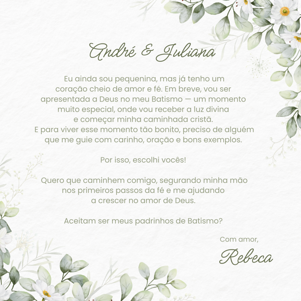 Cartão de mensagem (adicional) - #8