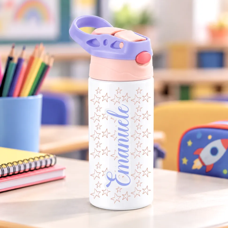 Garrafa térmica Kids bico retrátil