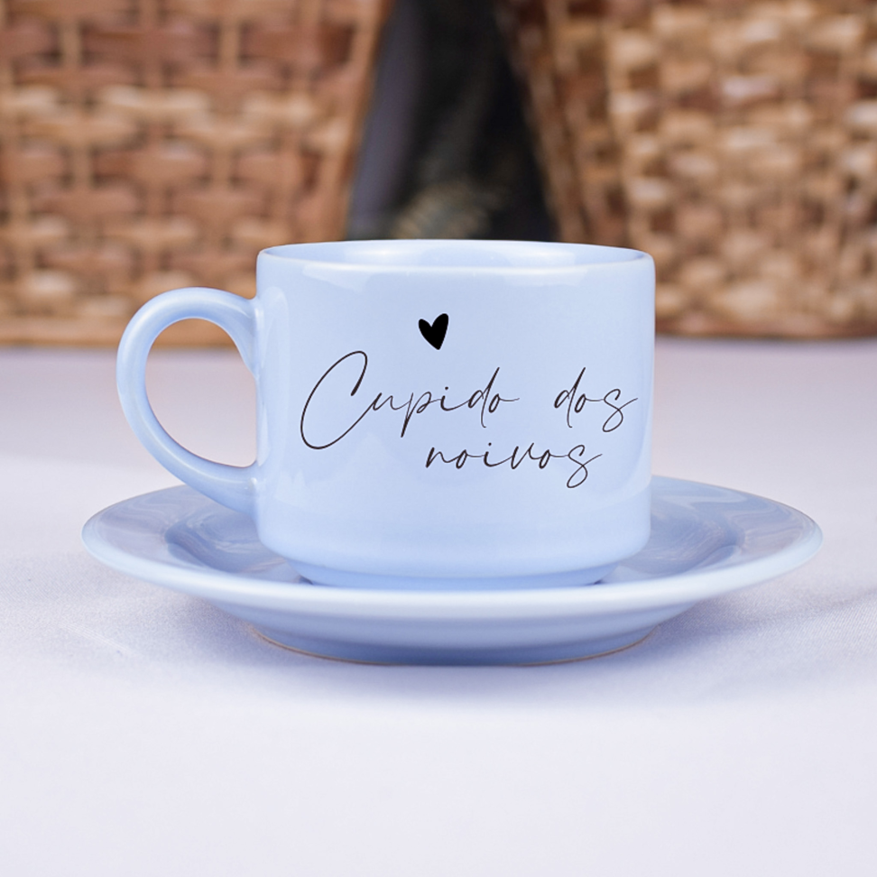 Xícara c/ Pires Várias Cores - #2