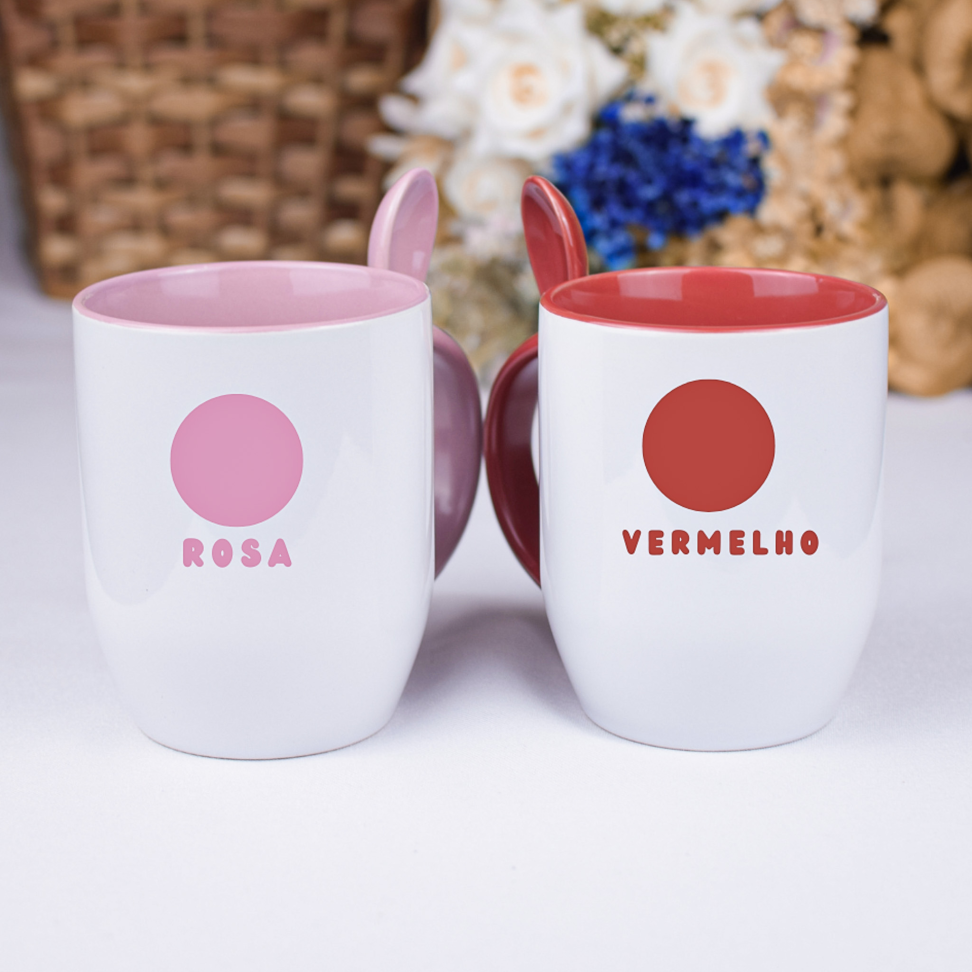 Caneca Semi Cônica c/ Colher - #2