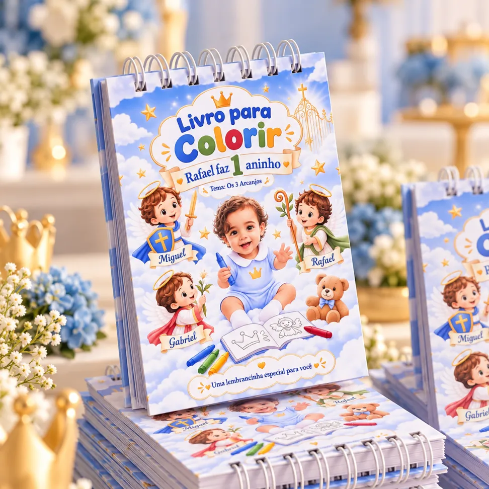 Mini livro para colorir - #1