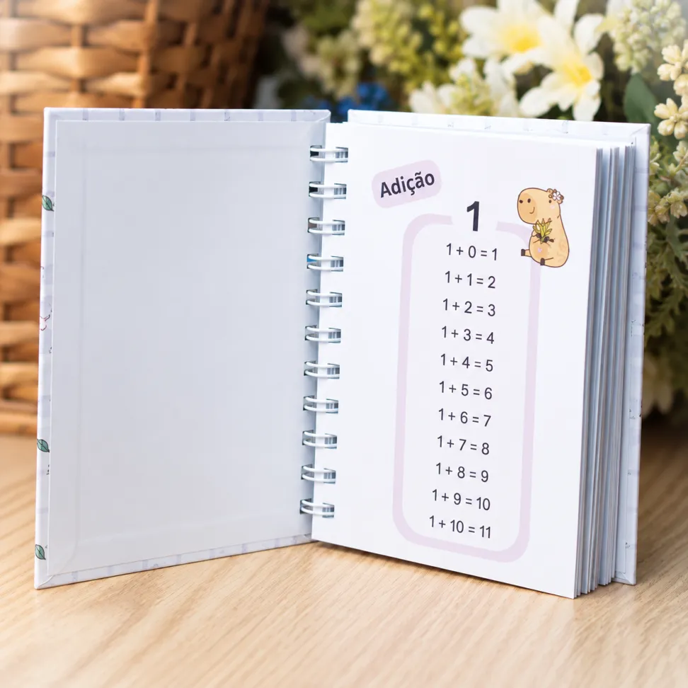 Caderno de Tabuada Escolar