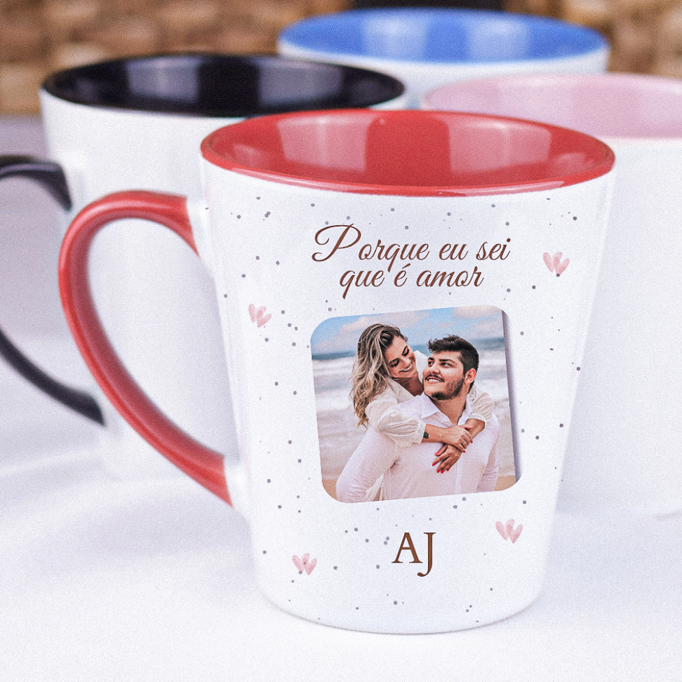 Caneca Cônica Várias Cores