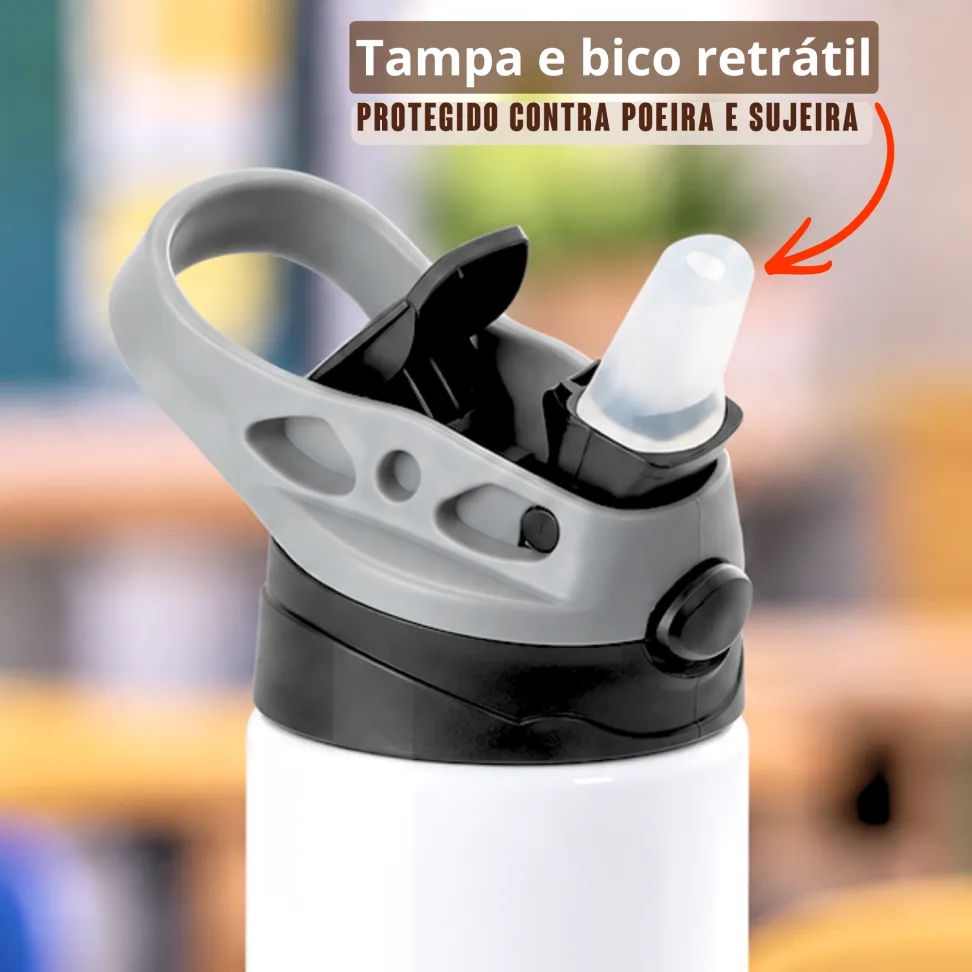 Garrafa térmica Kids bico retrátil - #3