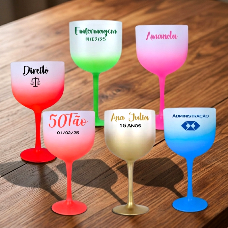 Taça Gin Degrade Jateada - #2