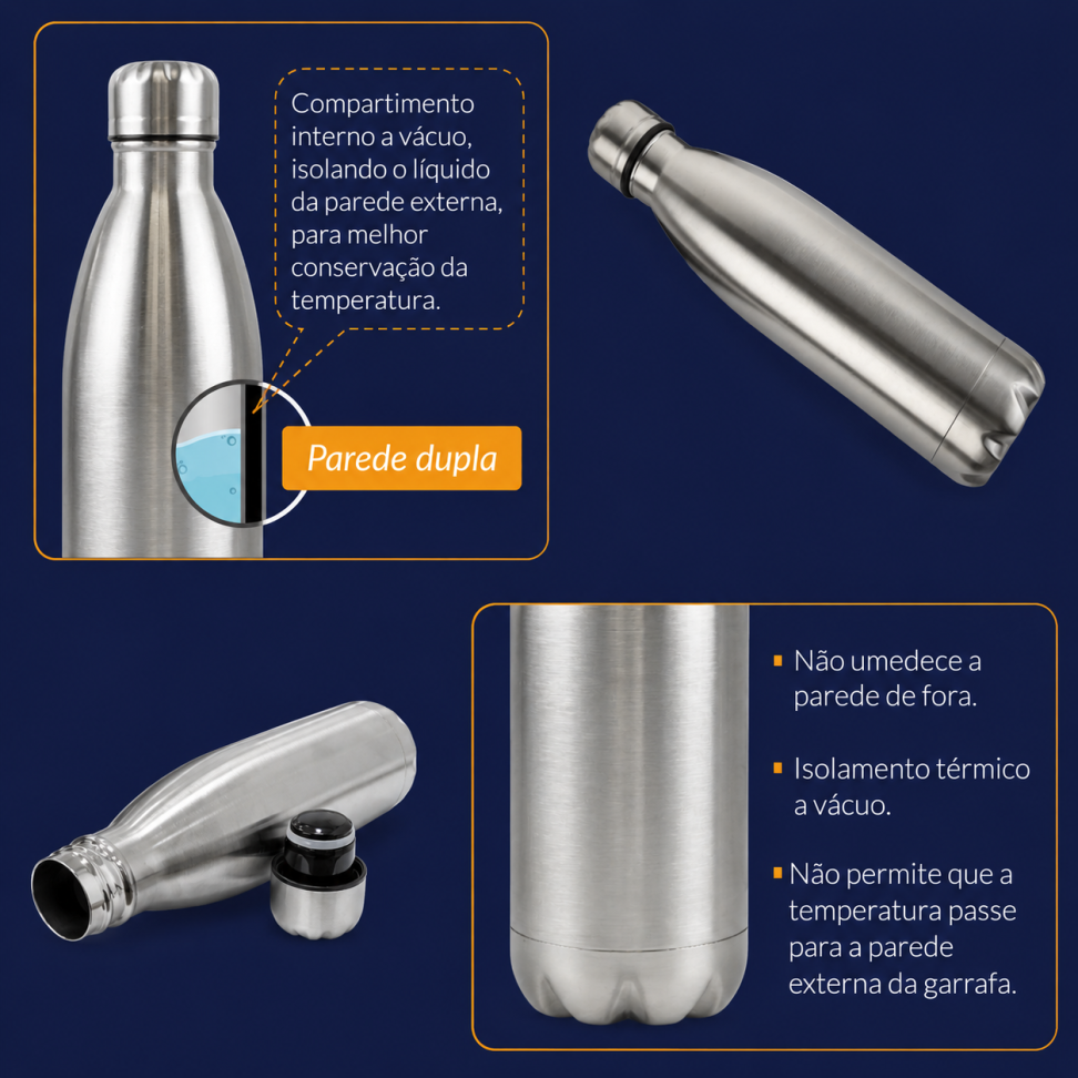 Garrafa Térmica Inox