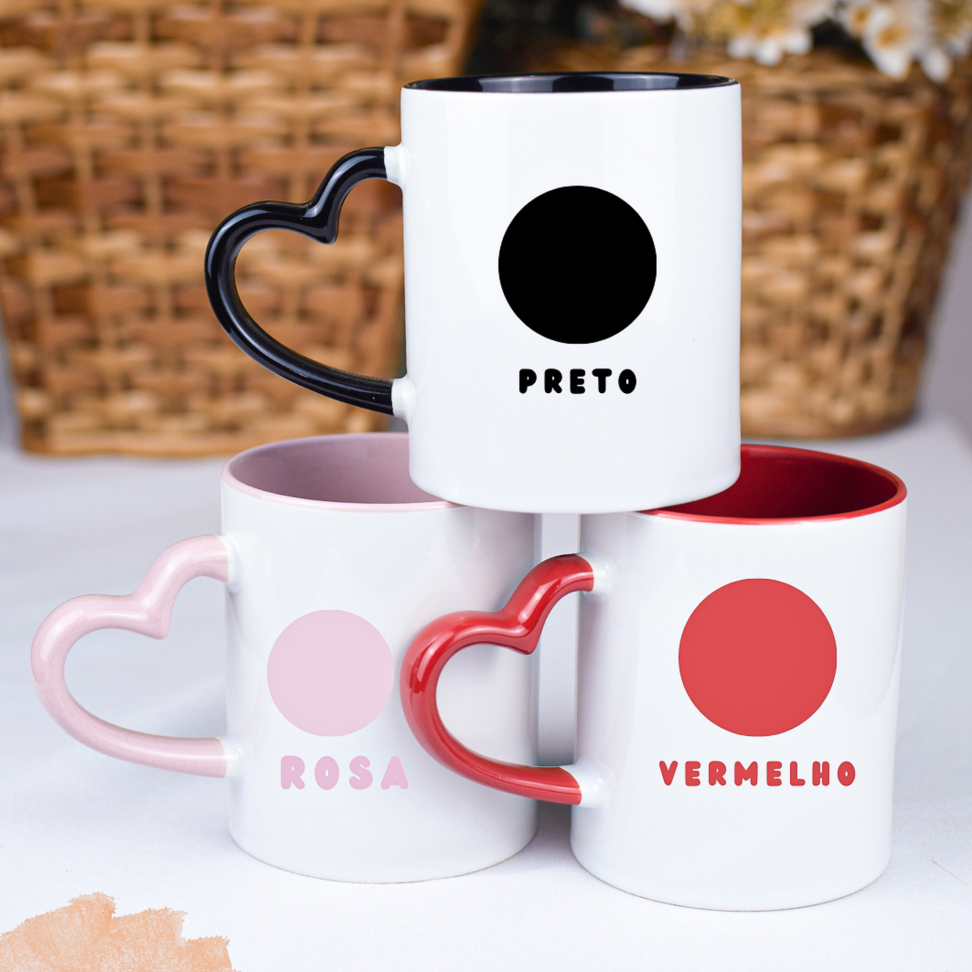 Caneca Alça de Coração - #3