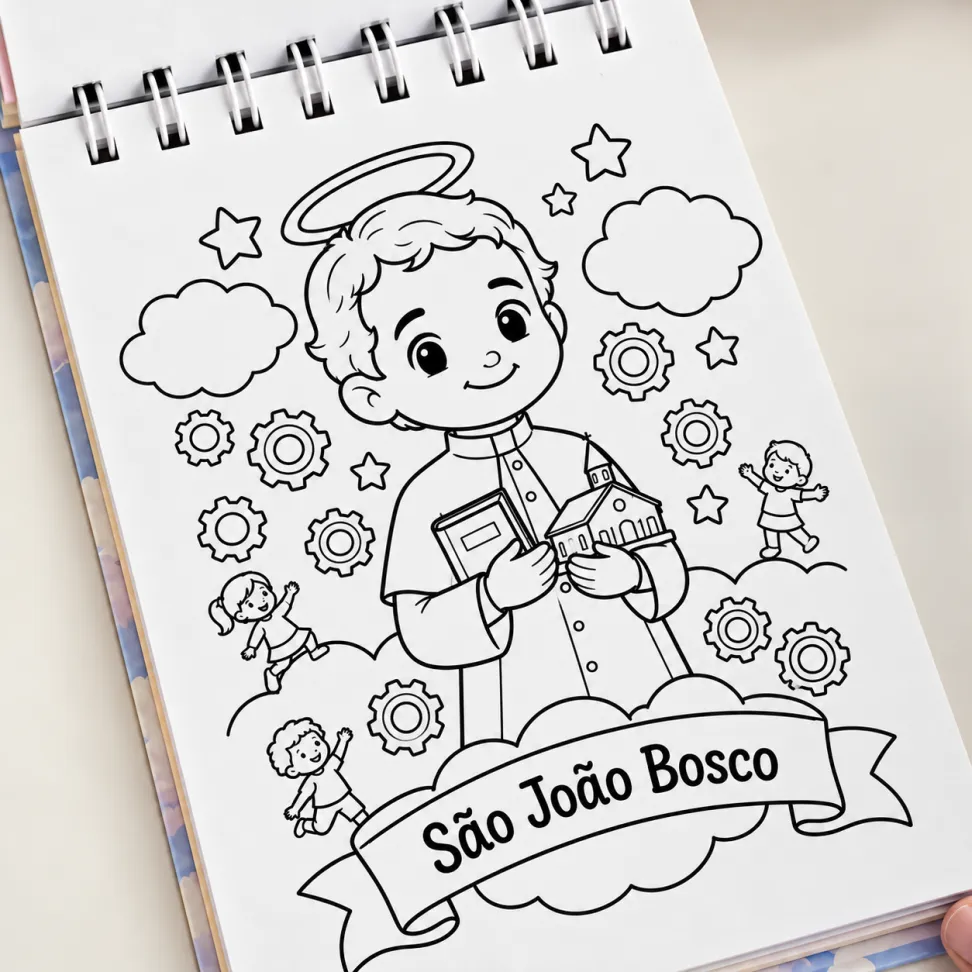 Mini livro para colorir - #4
