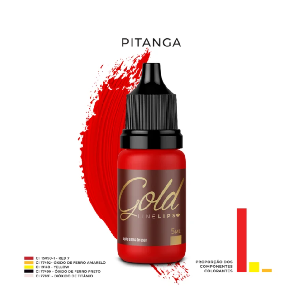Pigmento Mag Gold Lips Pitanga 5 ml