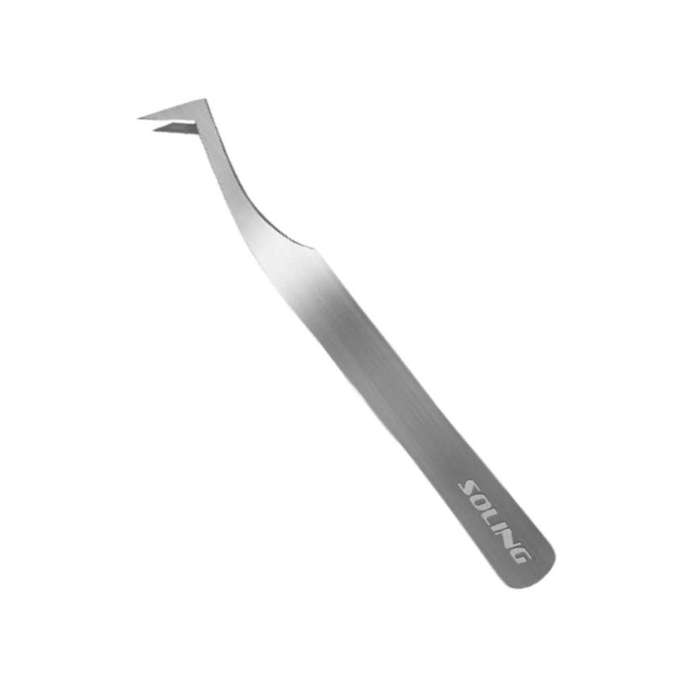 Pinça Soling Curva para Volume Russo Ref. 344 - #3