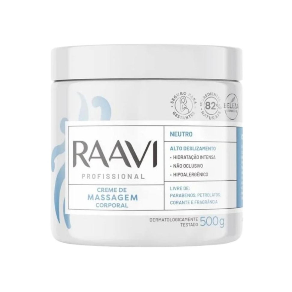 Creme de Massagem Neutro 500 g RAAVI