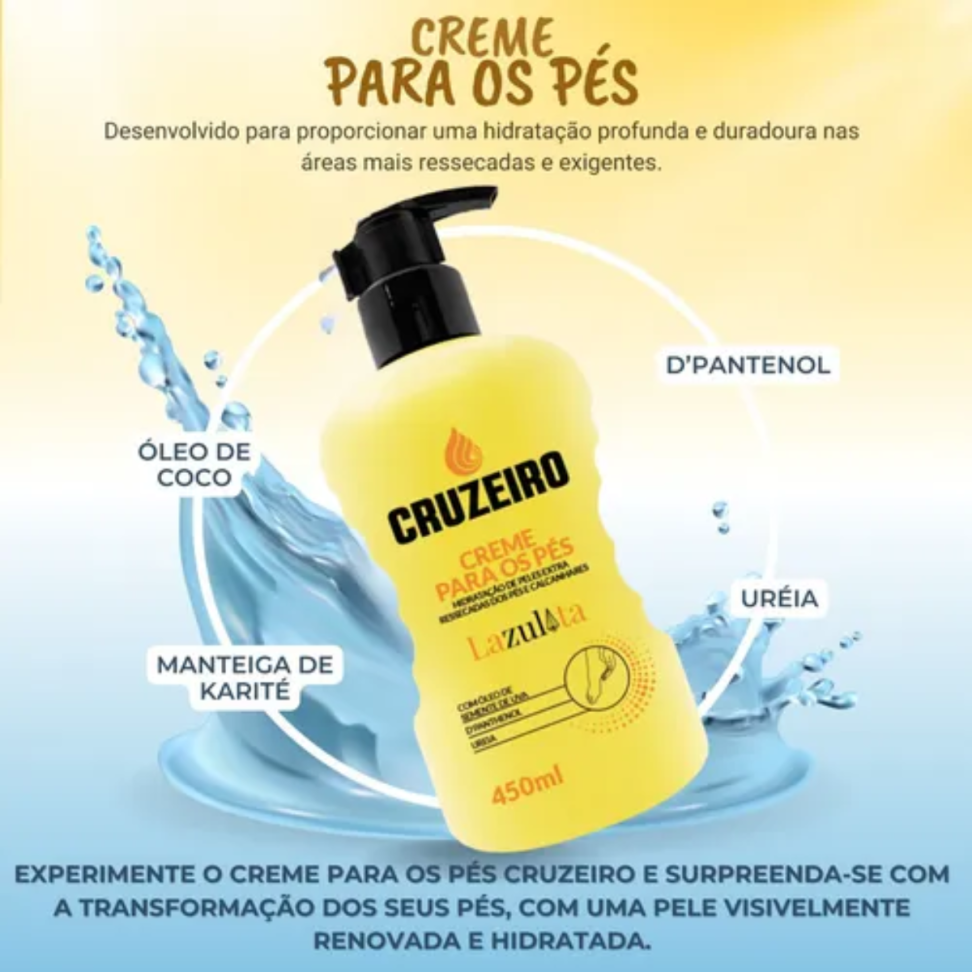Creme para os Pés Cruzeiro 450 ml - #2