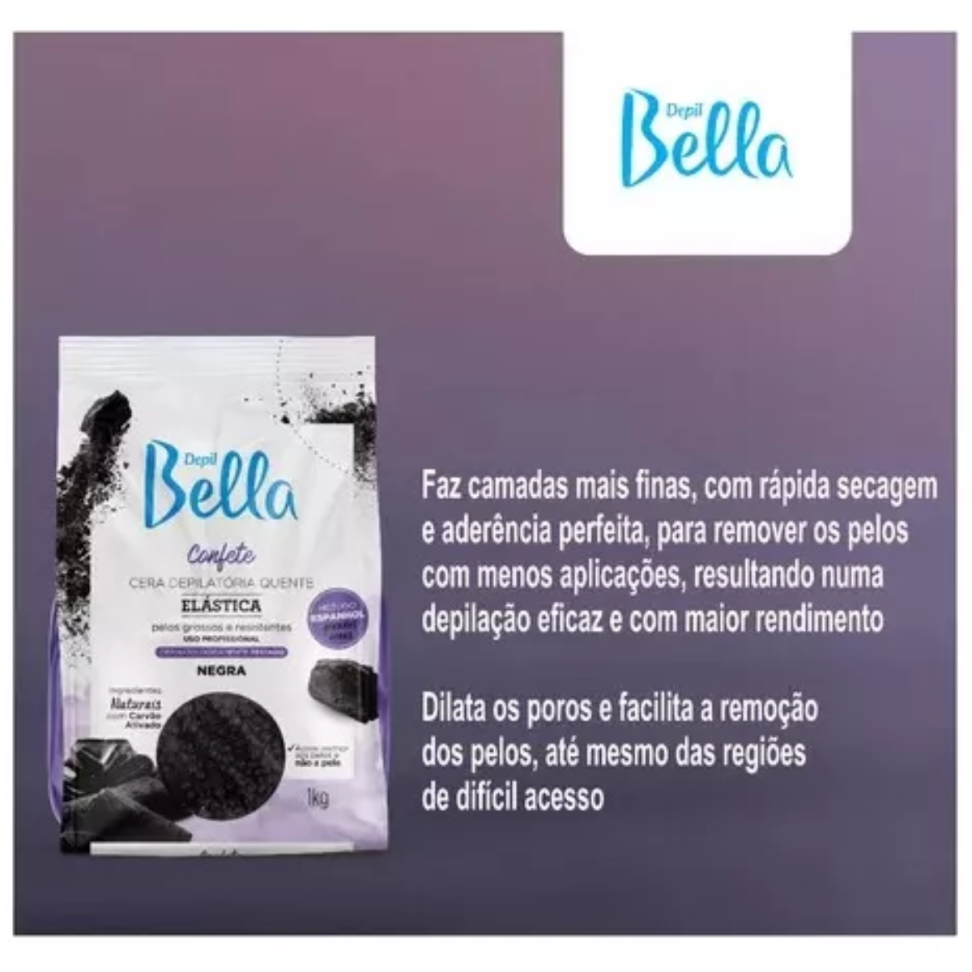 Cera Confete Depil Bella Negra 250 g - #2