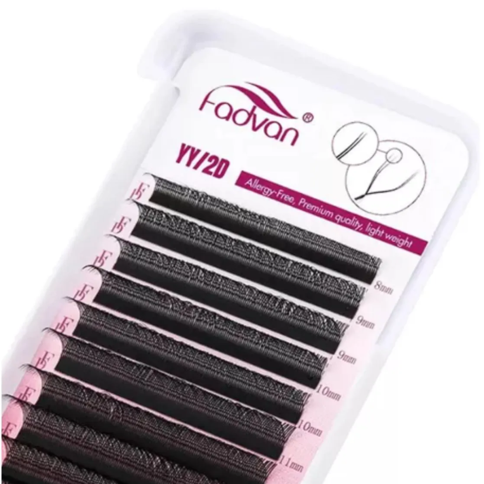 Cílios Fadvan 2D 0,07 D Mix 8-14mm - #2