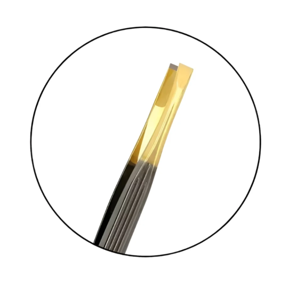 Pinça Klass Vough Ponta Dourada Reta TW OR123 - #2